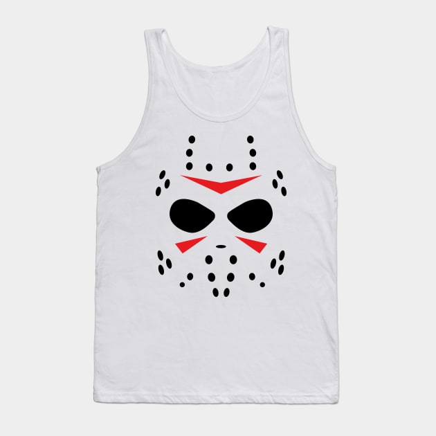 Jason Mask - White Version Tank Top by gastaocared